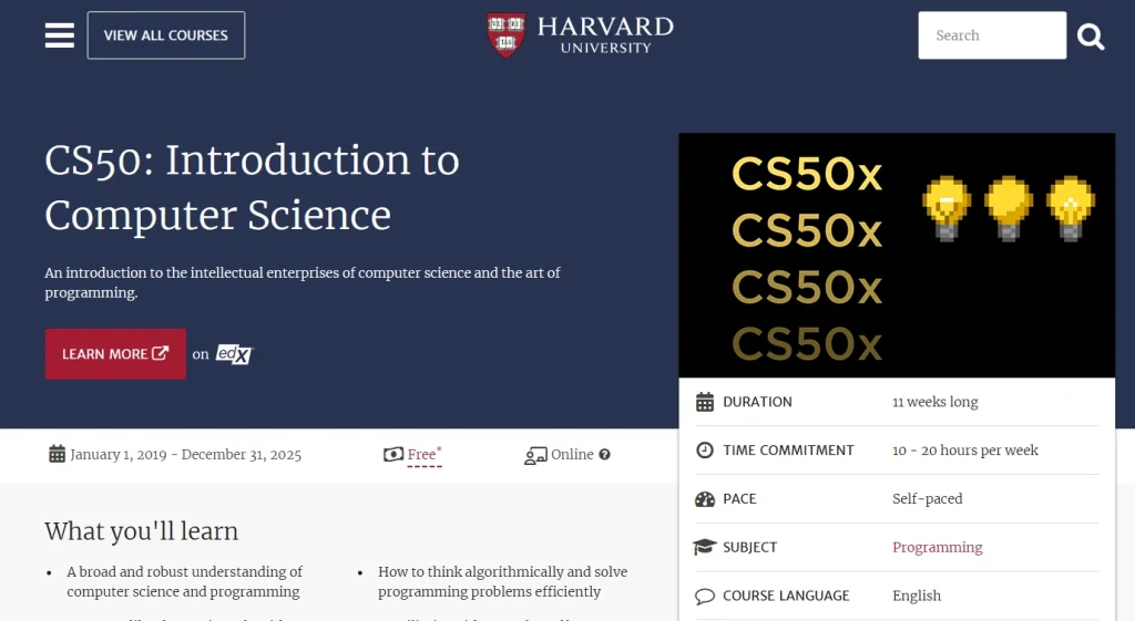 Harvard's CS50