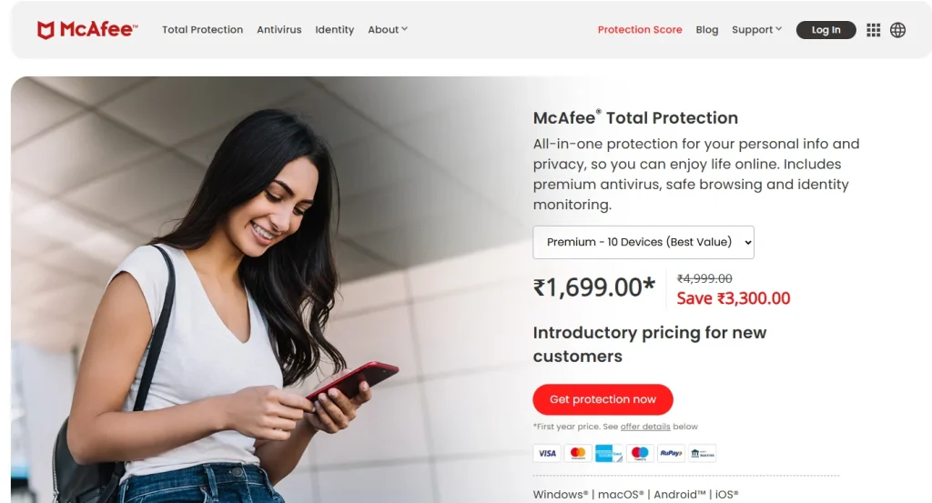 mcafee total protection
